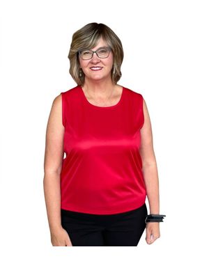 Weavz Sleeveless Tank Top - Red