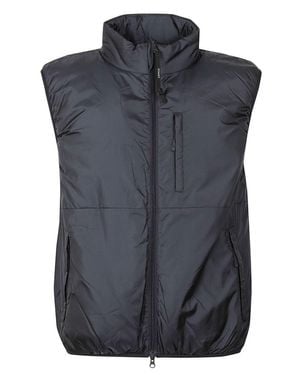 Aspesi Padded Nylon Vest - Blue