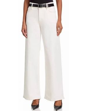 FRAME Le Slim Palazzo Pants - White