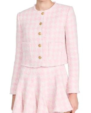 LoveShackFancy Antoine Jacket - Pink
