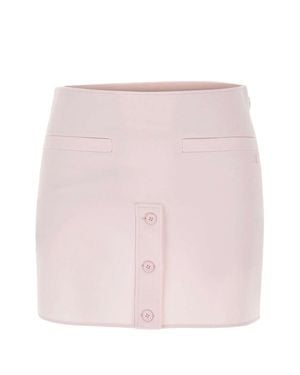 Courreges Pastel Mini Skirt With High Waist - Pink