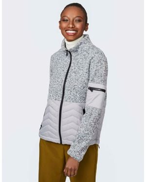 Bernardo Fleece Puffer Jacket - Gray