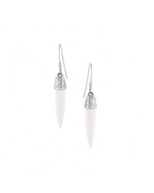 Montana Silversmiths Miles Away Nature Earrings - White