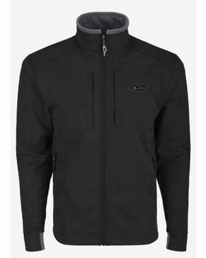 Drake's Windproof Soft Shell Jacket - Black
