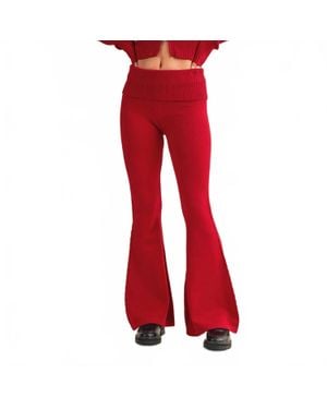 Kimberly C Nova Yoga Pants - Red