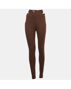 LPA Jersey Tie-Up Waist Pants - Brown