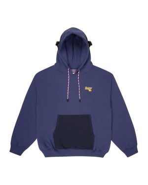Bally Hike Organic Cotton Hooded Sweatshirt - Blue