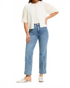 Fdj Suzanne Straight Ankle Denim Jeans - Blue