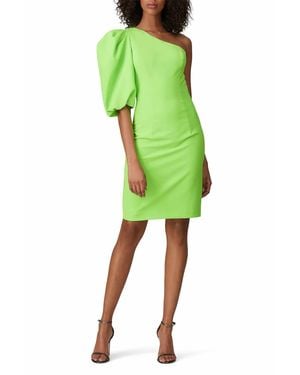 Black Halo Halo Cooper Sheath Dress - Green