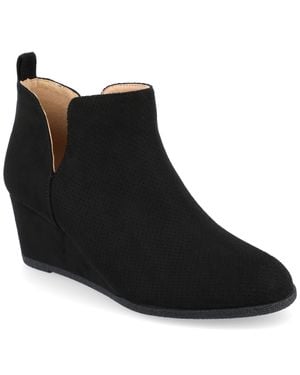 Journee Collection Mylee Wide Width Bootie - Black