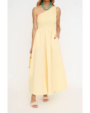 FRNCH Selkie One-Shoulder Dress - Natural