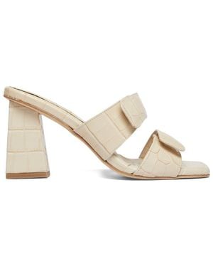 Frēda Salvador Adria Leather Heel - Metallic