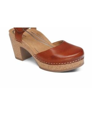 Aetrex Finley Heeled Sandal - Black
