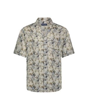 American Heritage Floral Tropical Print - Gray