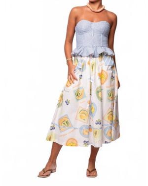 PROSPERINE® Annie Apron Skirt - White