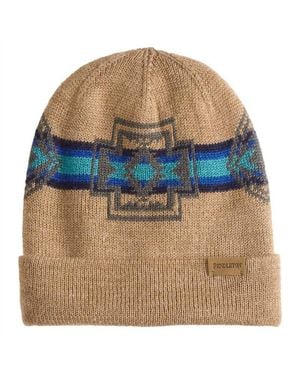 Pendleton Knit Beanie - Blue
