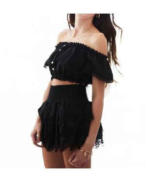 Theme Tween's Shay Heart Top - Black