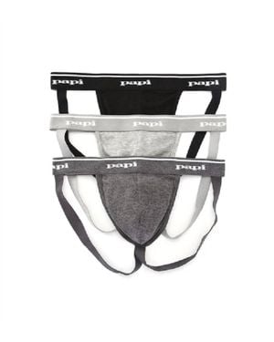 Papi Cotton Jockstrap Briefs - White