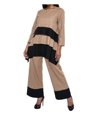 Lisa Rene Tunic & Pant Set - Black