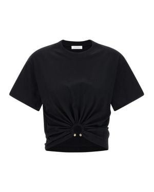 Rabanne Cotton T-Shirt - Black