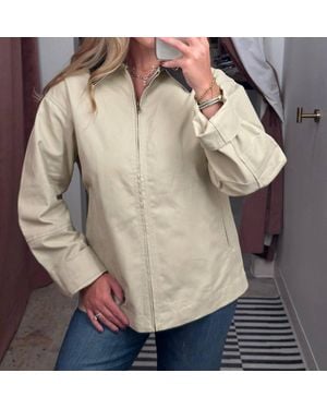 needii Millie Long Sleeve Barn Jacket - Brown