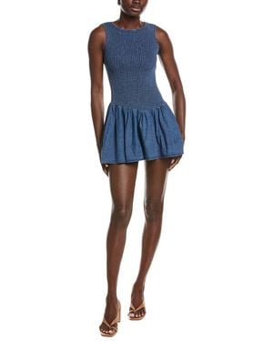 Moonsea Mini Dress - Blue