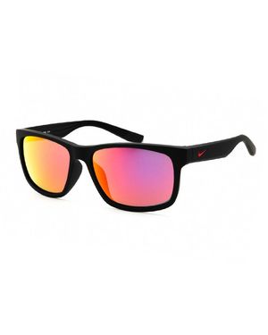 Nike Sunglasses Rectangle Full Rim, Matte Frame And Infrared Mirror Lens Cruiserfq4677016