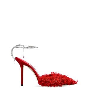 Jimmy Choo 'Saeda' High-Heeled Shoes - Red
