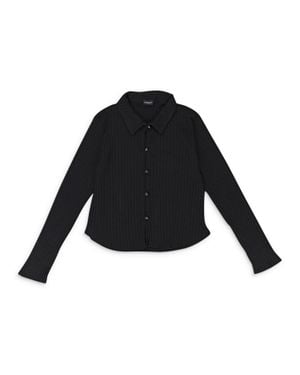 CALLIPYGIAN Keyhole Cardigan - Black