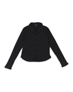 CALLIPYGIAN Keyhole Cardigan - Black