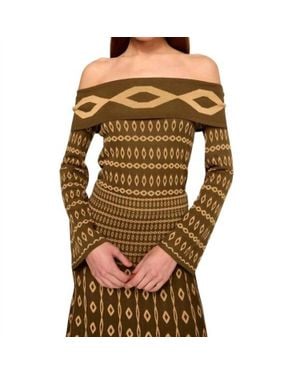 MISA Los Angles Alani Top - Brown