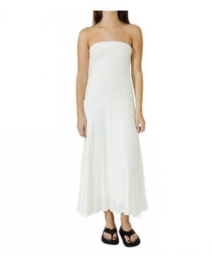 Velvet By Graham & Spencer Sonia Midi Dress - White