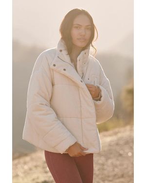 Electric and Rose Puffer Jacket - Natural