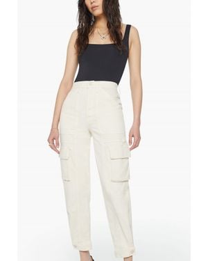 Mother Curbside Cargo Pants - White