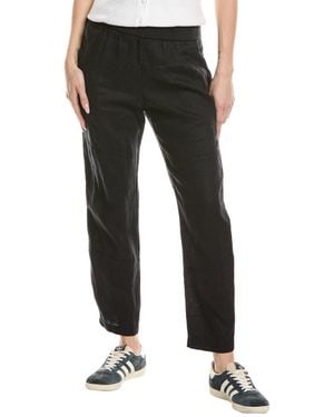 James Perse Pull-On Linen Pant - Black