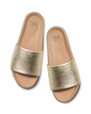 Beek Pelican Slide Sandals - Natural