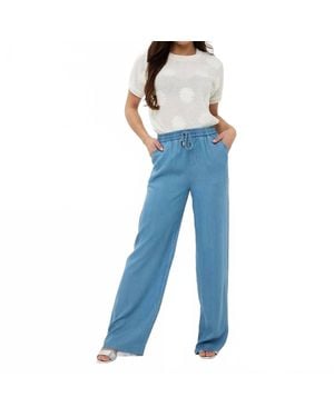 EsQualo Chambray Trouser - Blue