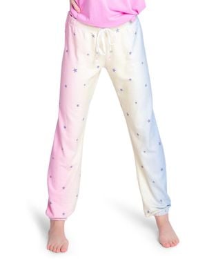 Pj Salvage Peachy Jersey Jogger Pants - White