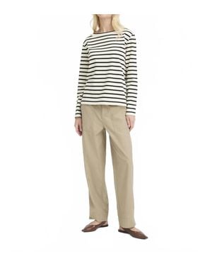 B.Young Bysaima Boatneck Tee - Natural