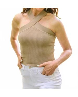 Mittoshop Crossways Halter Top - Gray