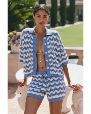 Electric and Rose Jacklyn Shirt Top - Blue
