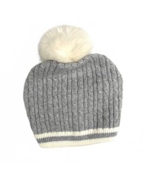 Haute Shore Cabin Cable Beanie - Gray