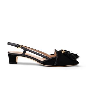 Tod's 40Mm Leaf-Charm Pumps - Black