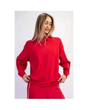 Rae Mode Long Sleeve Collared Top