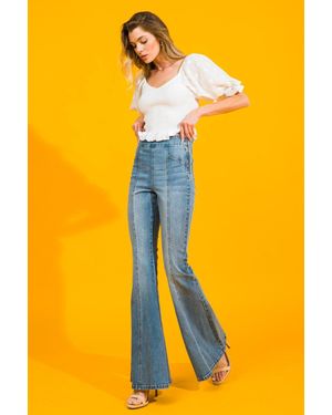 TRUEDAMES My Muse Washed Jeans - Yellow