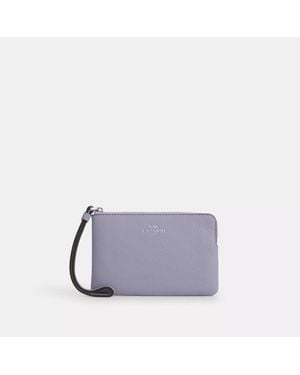 COACH Corner Zip Wristlet - Pink