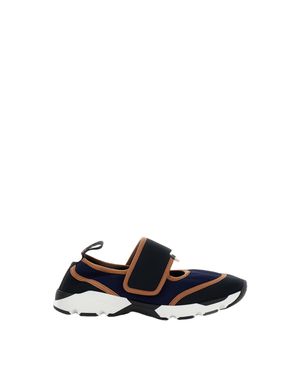 Marni Hybrid Mary Jane Ballet Flat And Running Sneakers - Black