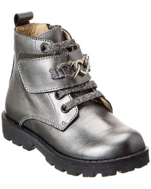 Naturino Emisy Leather Boot - Gray