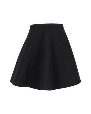 Neil Barrett Flared Above-Knee Skirt - Black