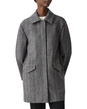 Theory Cape Coat - Gray
